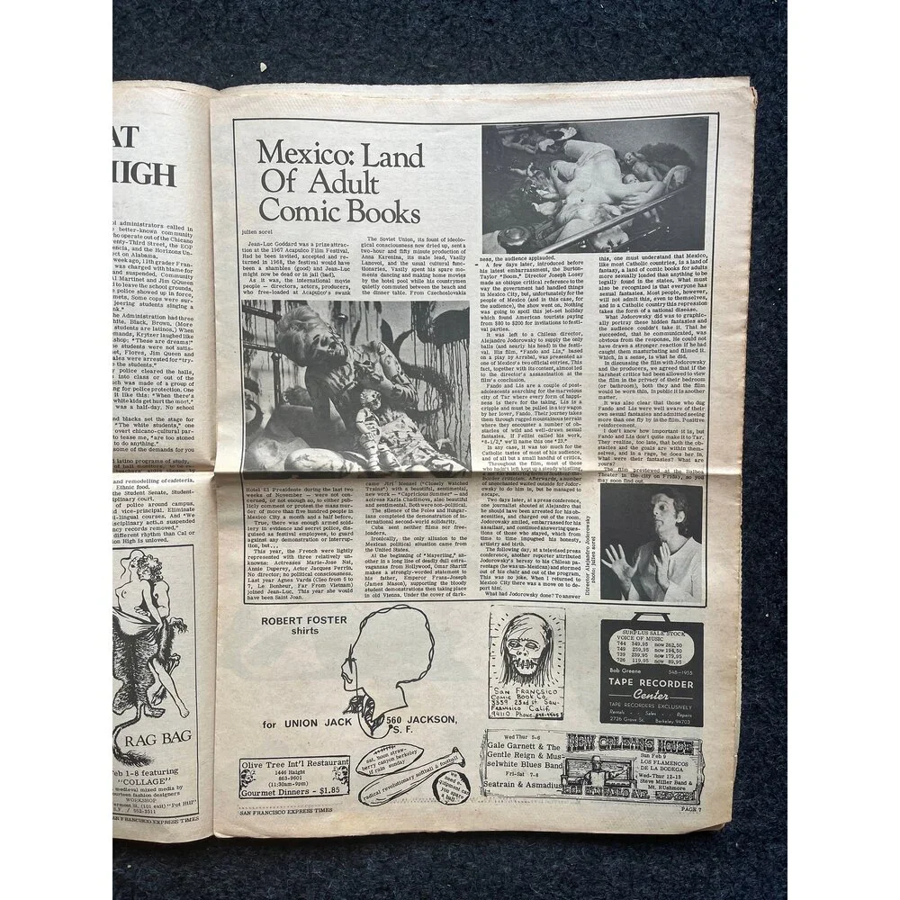 1970s Native American Underground Newspaper, Black Panther Party, Vintage Antiq